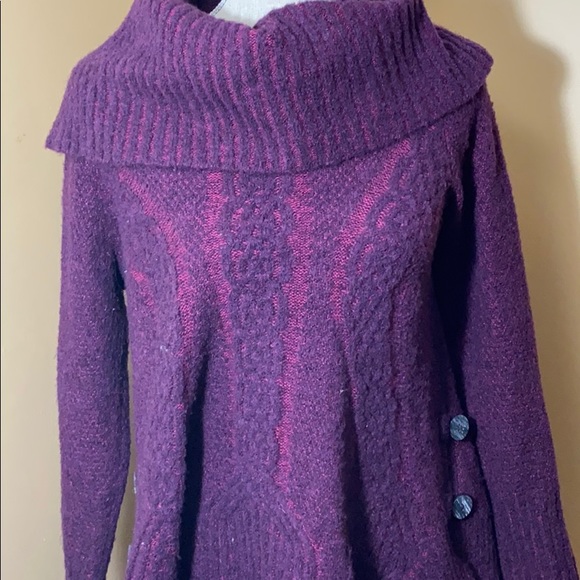 Anthropologie Boucel Cable Knit Wool Blend Sweater - Picture 4 of 8